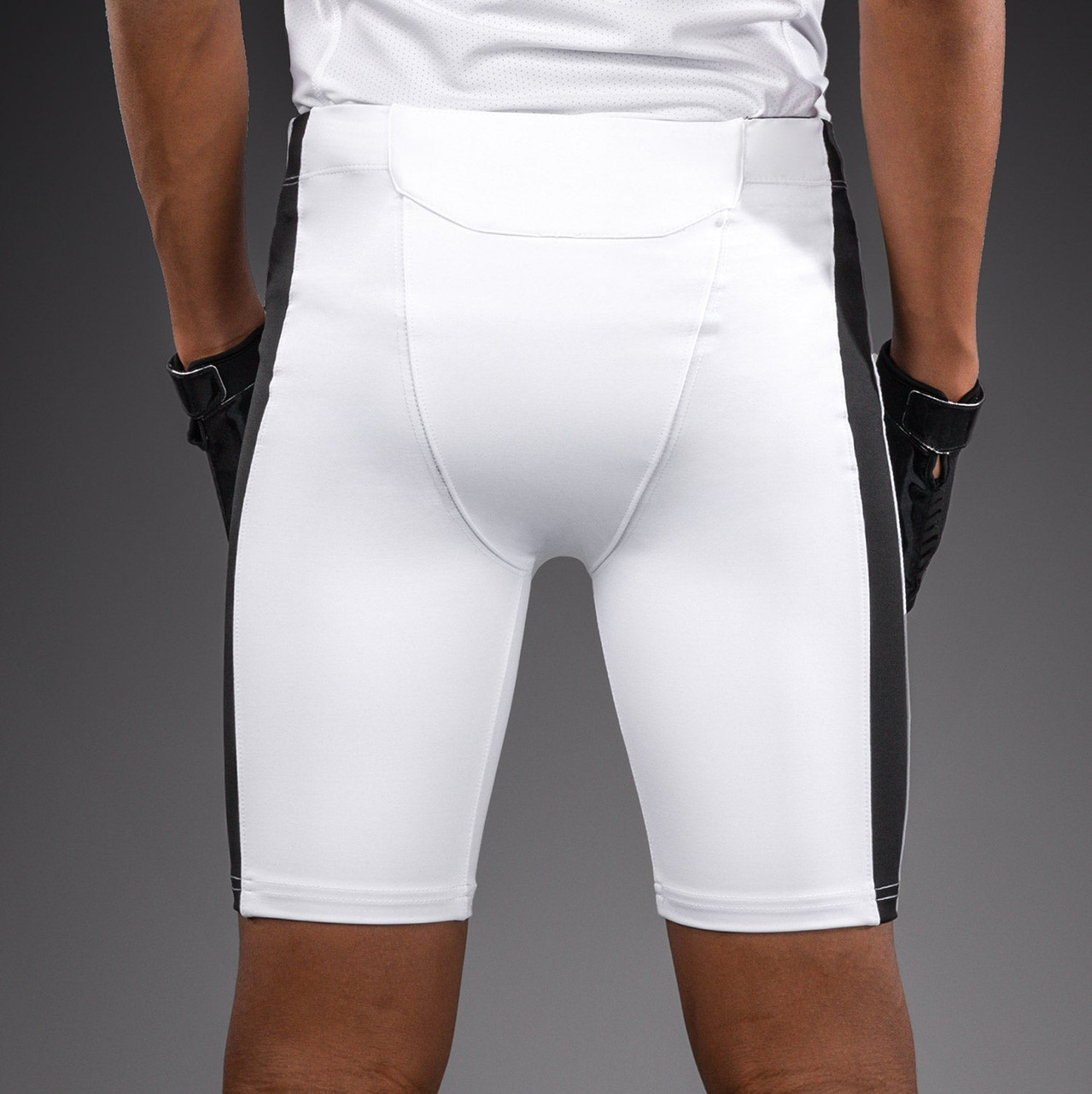 Venum Elite Kids Football Compression Shorts - White