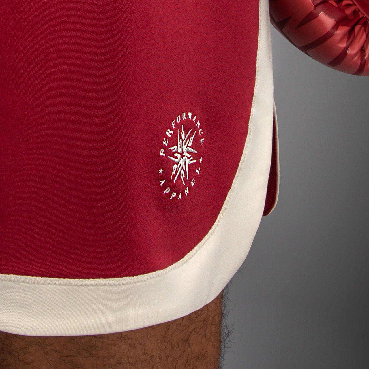 Venum Classic Boxing Shorts – Ruby Red/Ivory