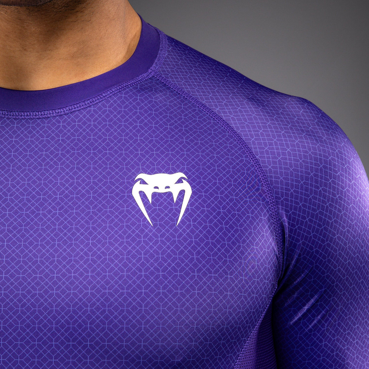 Venum x Roger Gracie Academy Short Sleeve Rashguard - Purple