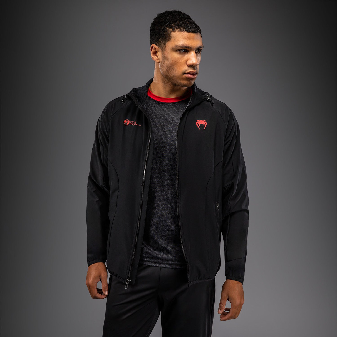 Venum x Roger Gracie Signature Track Jacket - Black/Red
