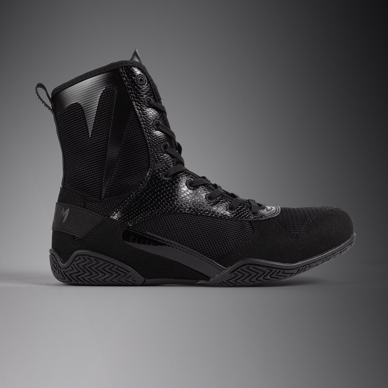 Venum Elite Boxing Shoes - Black