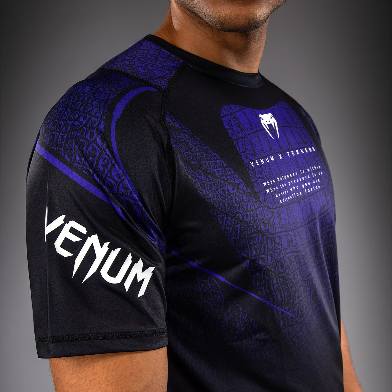 Venum x TEKKEN 8 Dry-Tech T-Shirt - Kazuya - Black/Purple