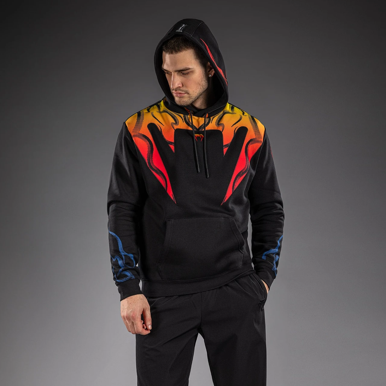 Venum x TEKKEN 8 Pullover Hoodie - Yoshimitsu - Black/Orange