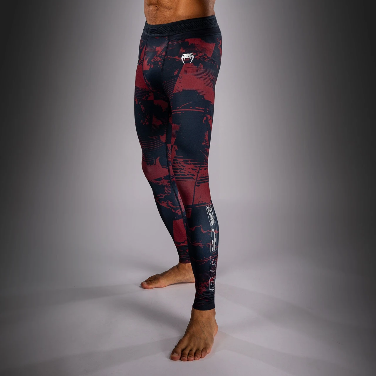 Men’s UFC Zenith by Venum Burgundy Authentic Fight Week Performance Tight