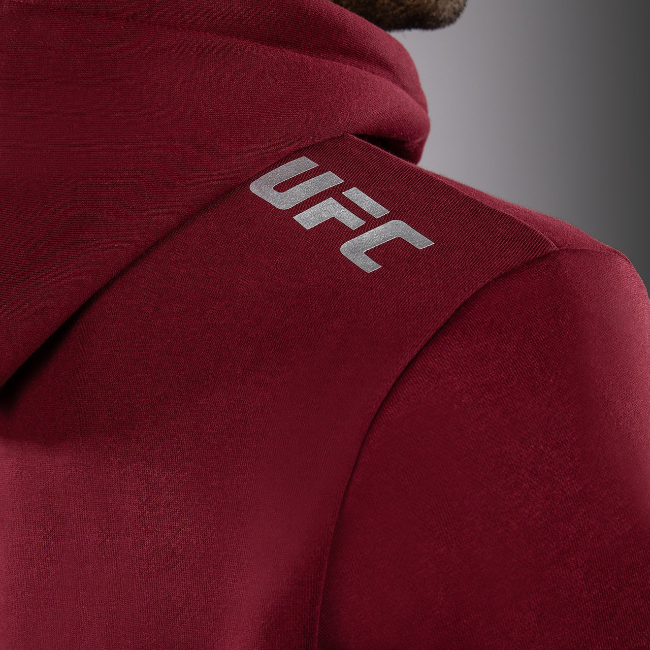 Men's UFC Zenith by Venum Burgundy Authentic Fight Week Pullover Hoodie
