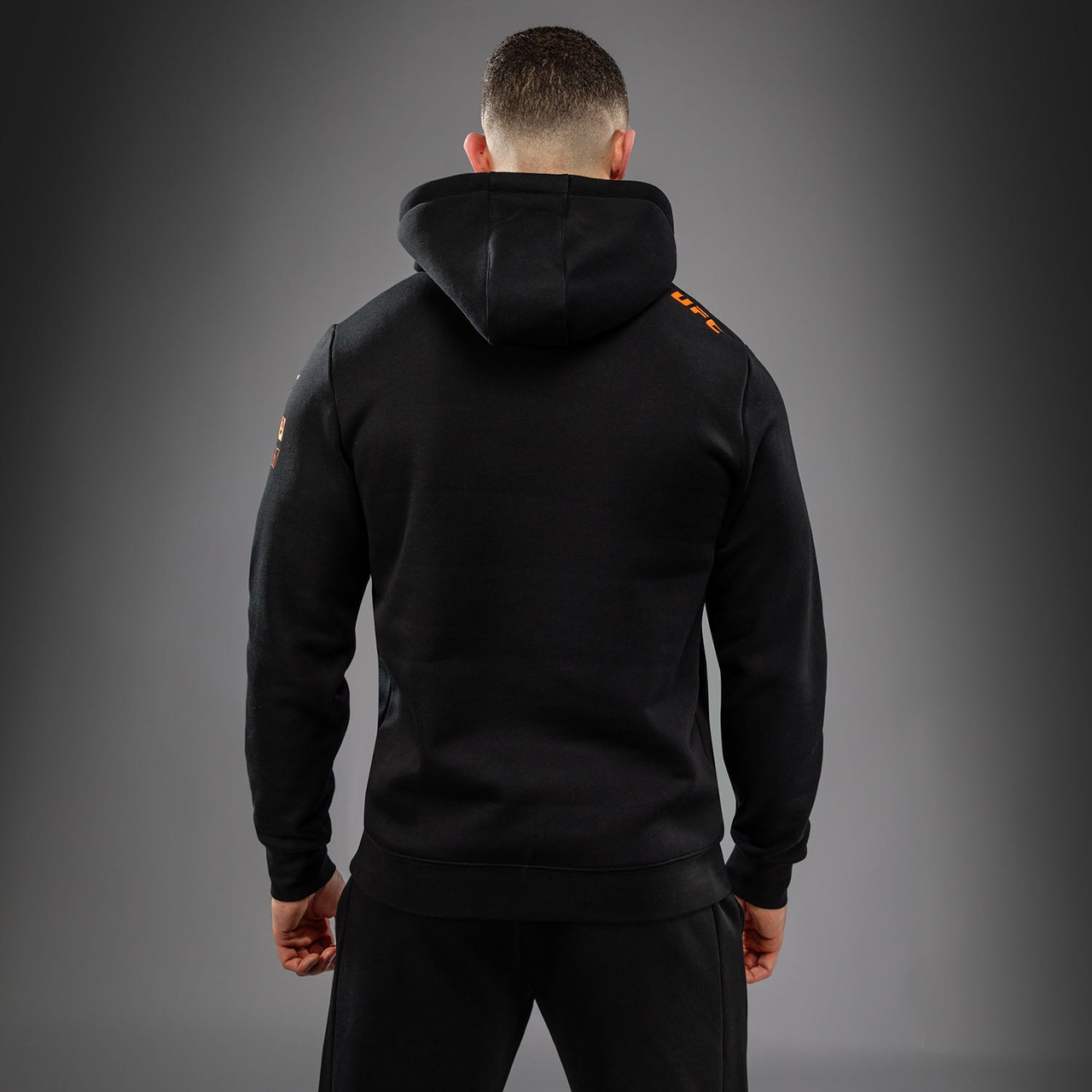 Men's UFC Zenith by Venum Black Authentic Fight Week Pullover Hoodie