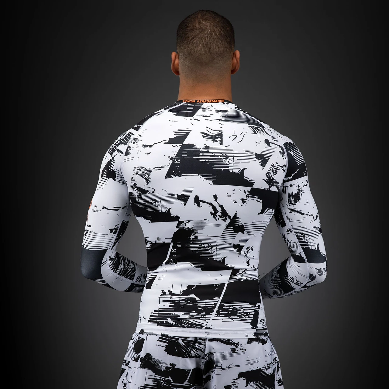 Men's UFC Zenith by Venum White Authentic Fight Week Performance Long Sleeve Rashguard
