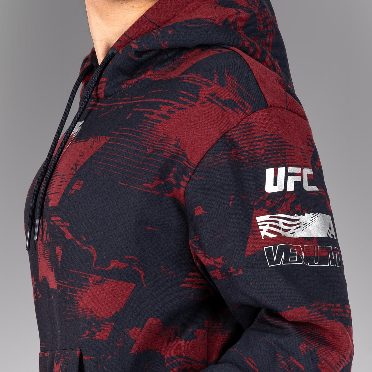 Women's UFC Zenith by Venum Burgundy Authentic Fight Week Pullover Hoodie