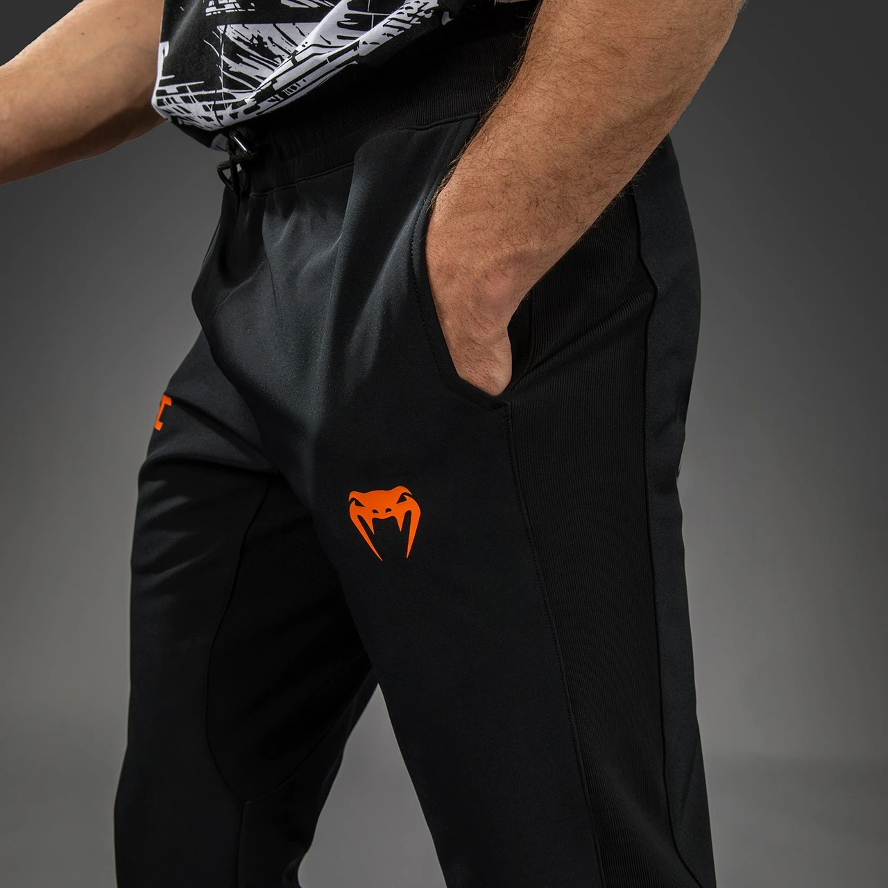 Men's UFC Zenith by Venum Black Authentic Fight Week Pant