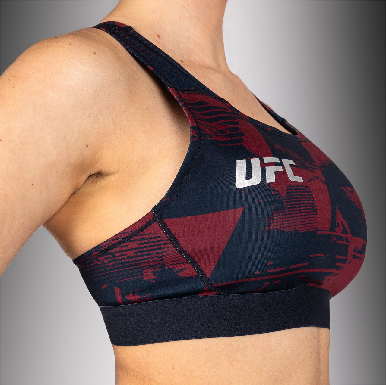 Women's UFC Zenith by Venum Burgundy Authentic Fight Week Sports Bra