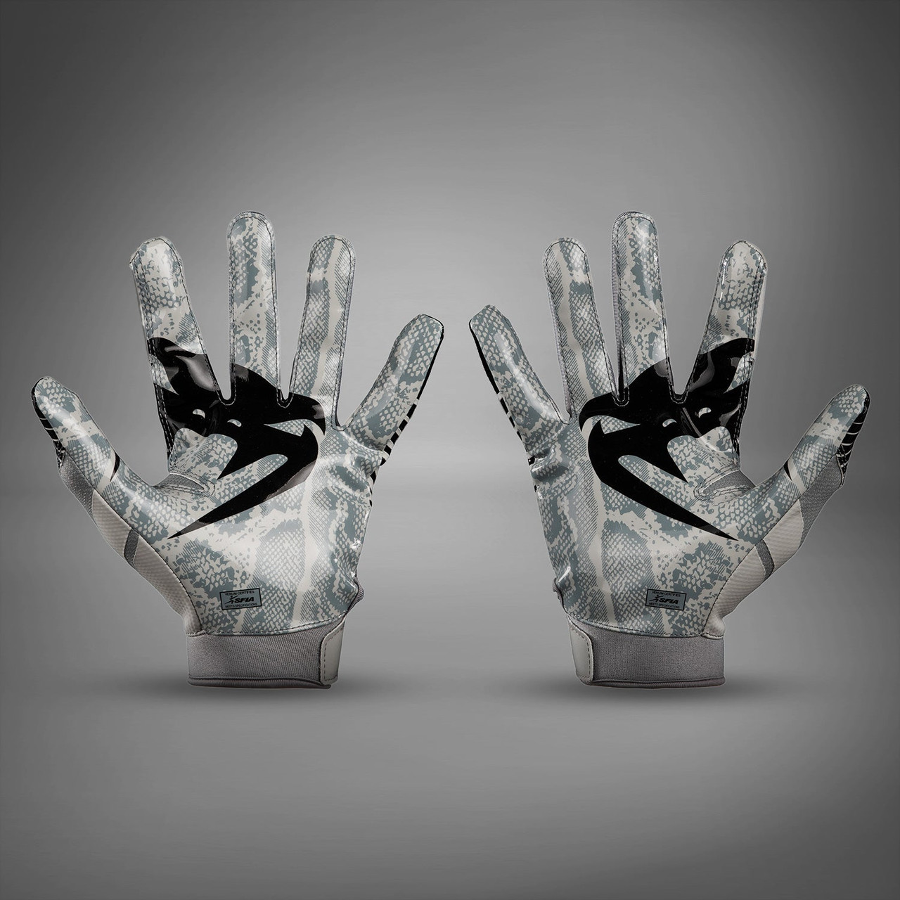 Venum Elite Football Gloves - Silver/Black