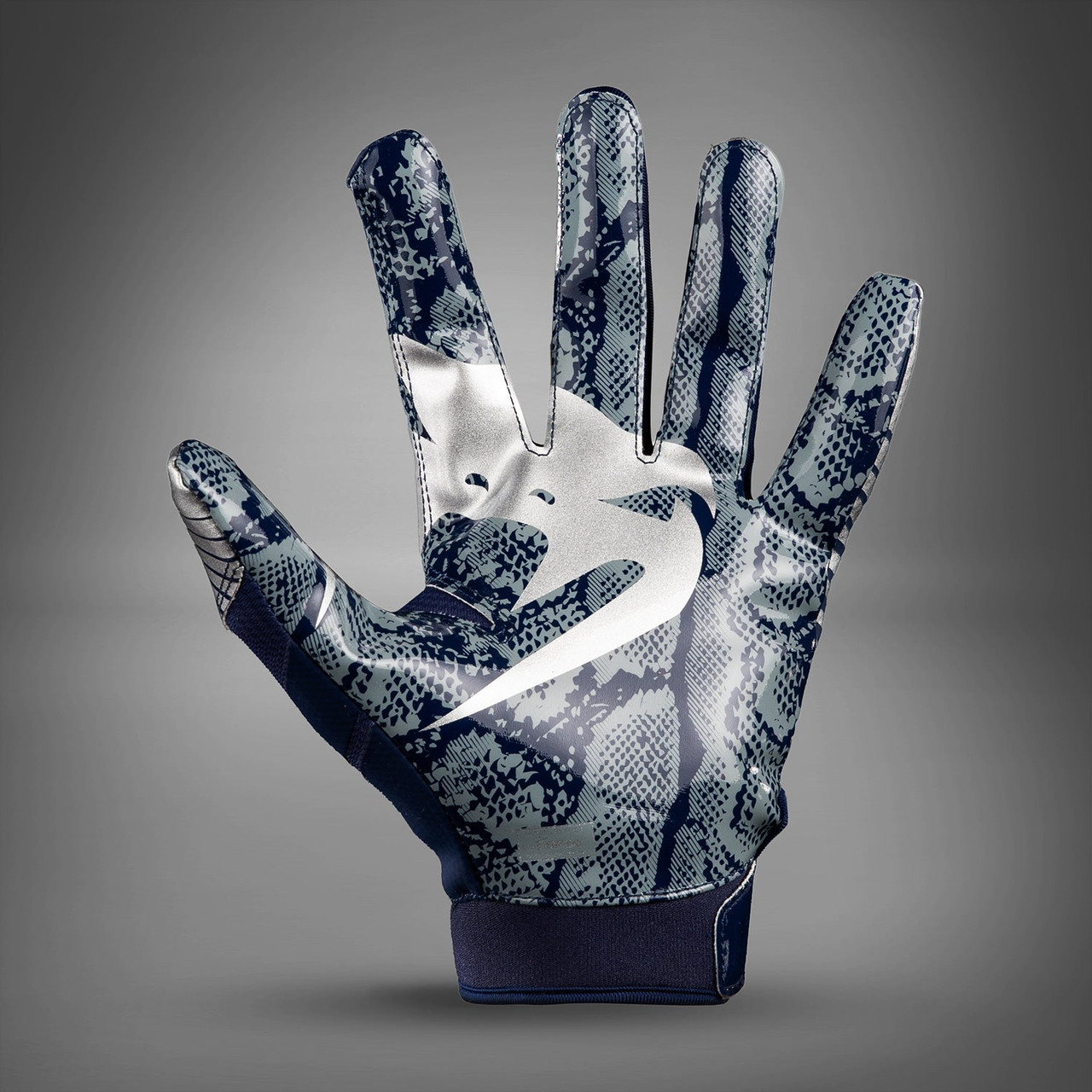 Venum Elite Football Gloves - Navy/Silver