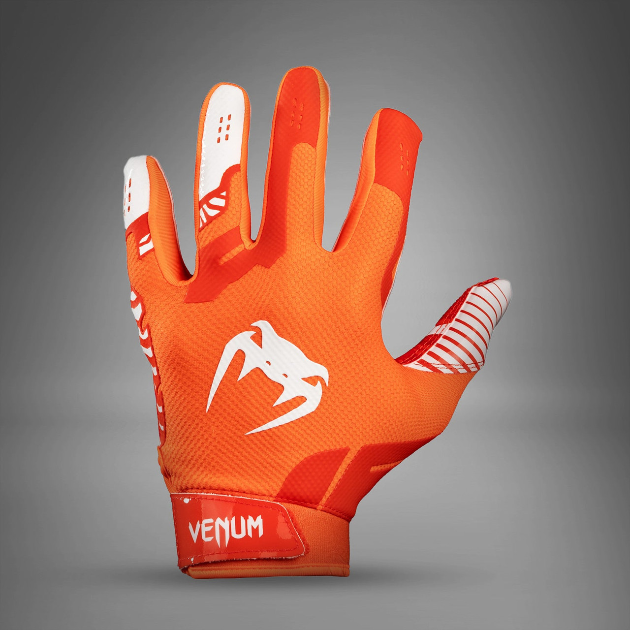 Venum Elite Football Gloves - Orange/White