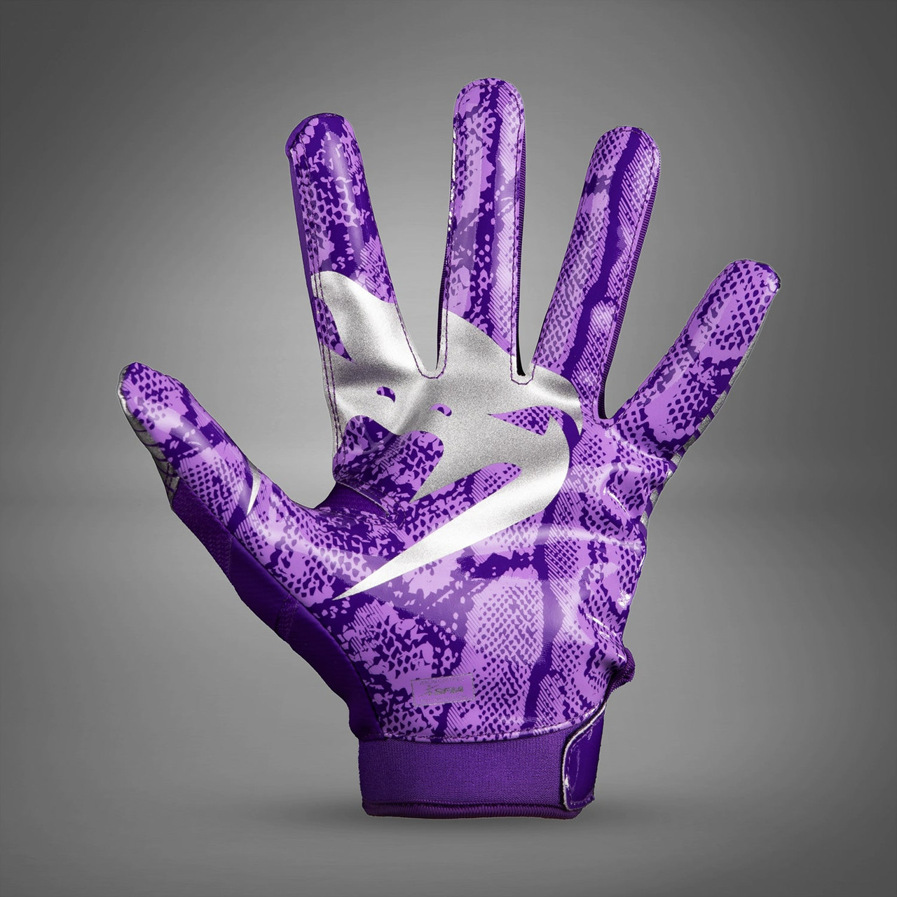 Venum Elite Football Gloves - Purple/Silver
