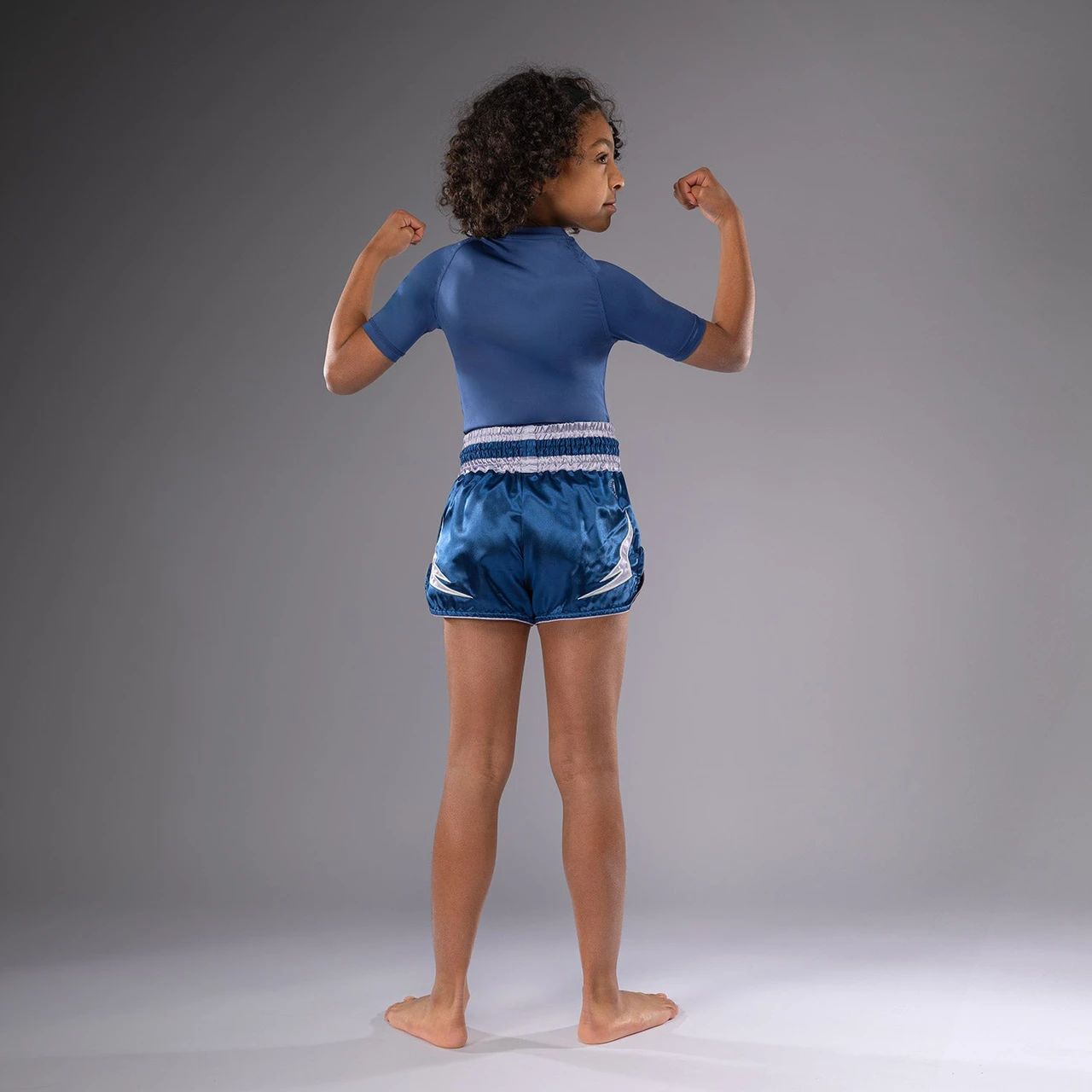 Venum Inferno Kids Muay Thai Shorts - Blue