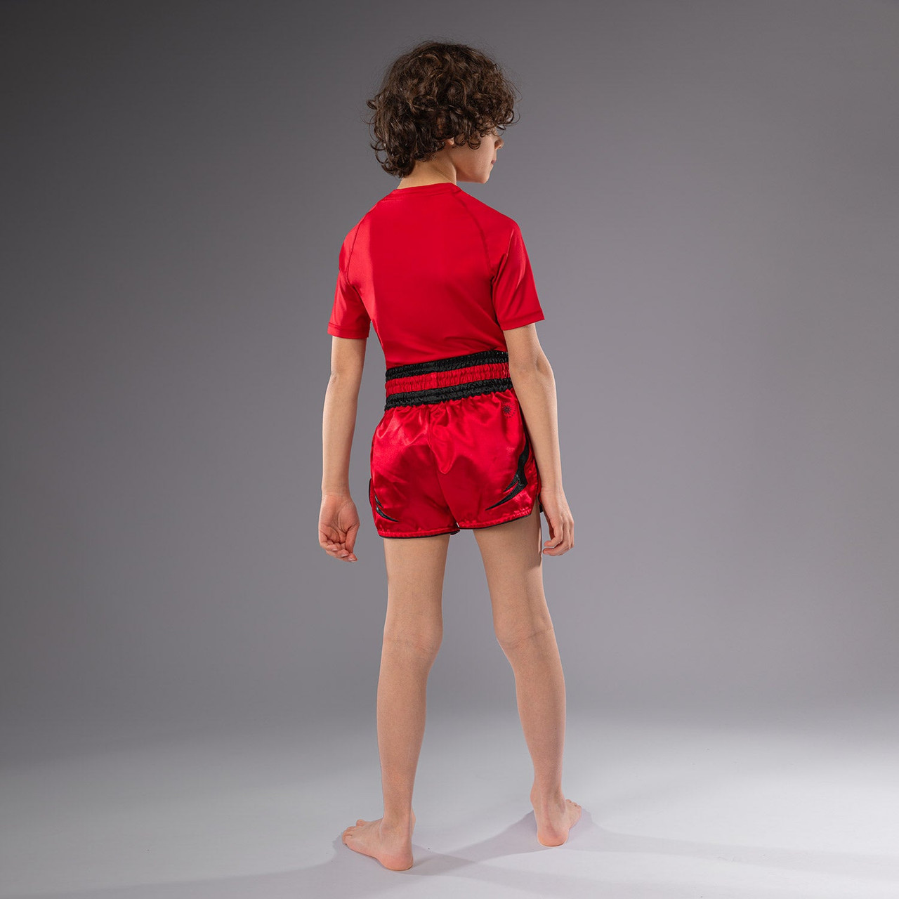 Venum Inferno Kids Muay Thai Shorts - Red