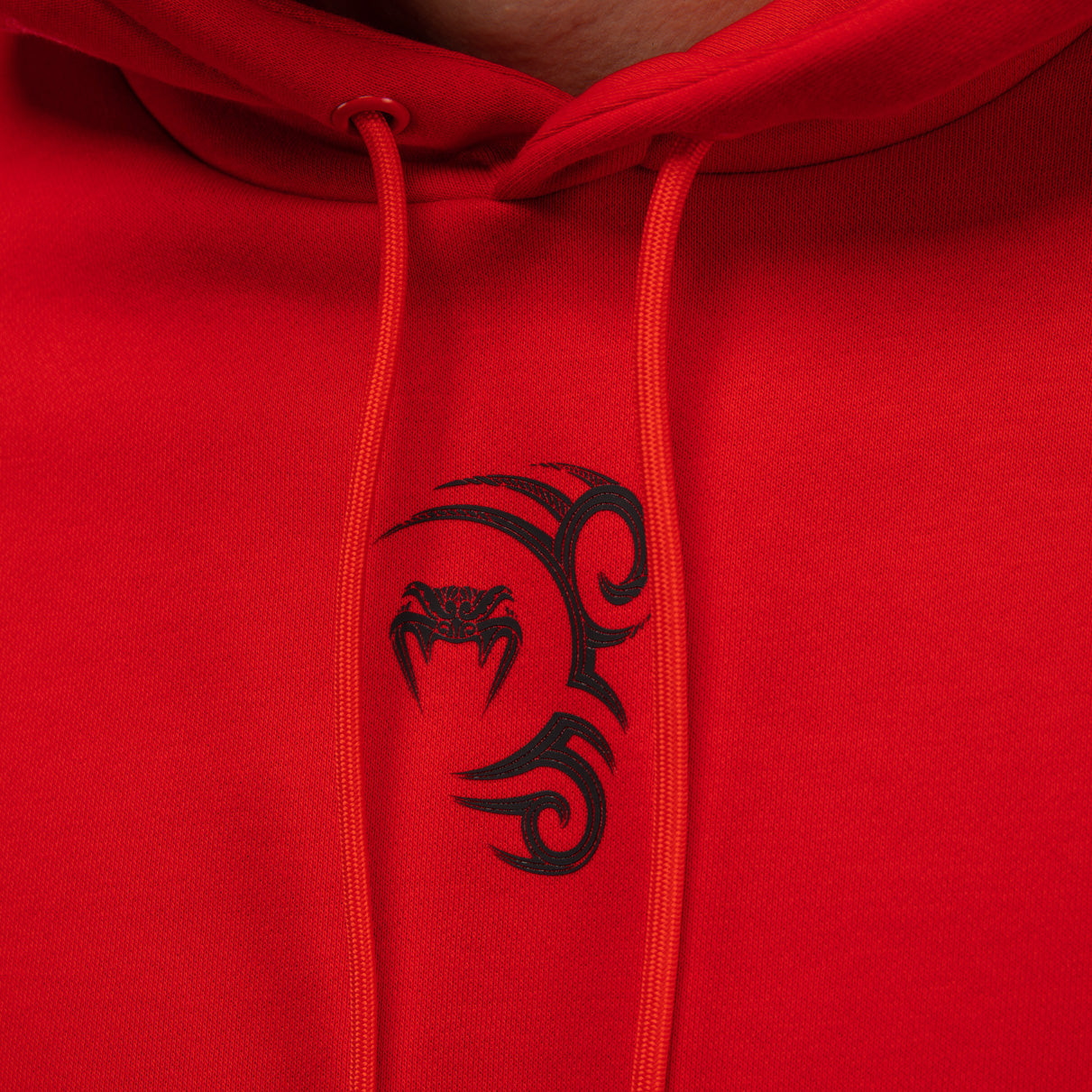 Venum x Mike Tyson Tiger Hoodie - Intense Red/Deep Black