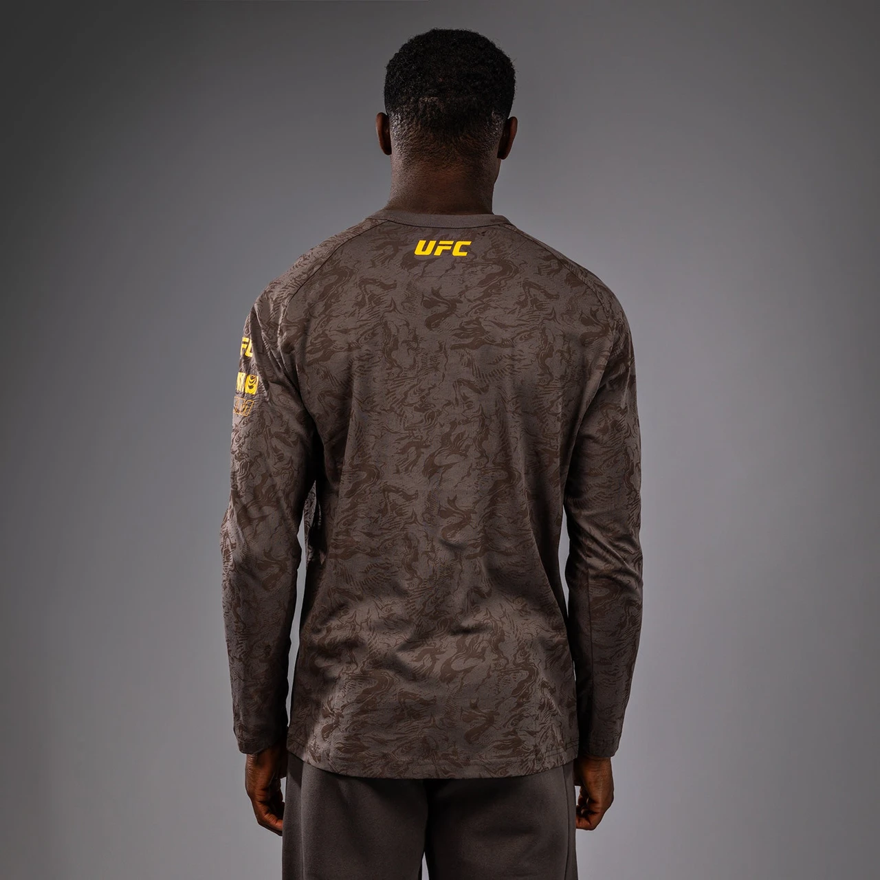 UFC Fusion by Venum Fight Week Men’s Long Sleeve T-Shirt - Earthen Brown