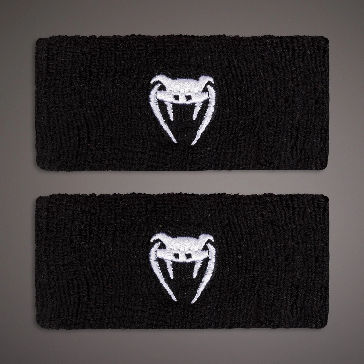 Venum Lineup Wide Bicep Bands - Black/White
