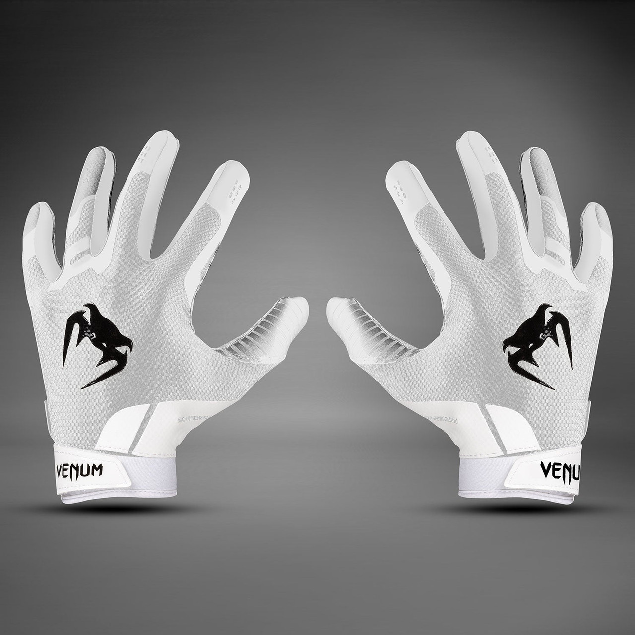 Venum Elite Football Gloves - White/Black
