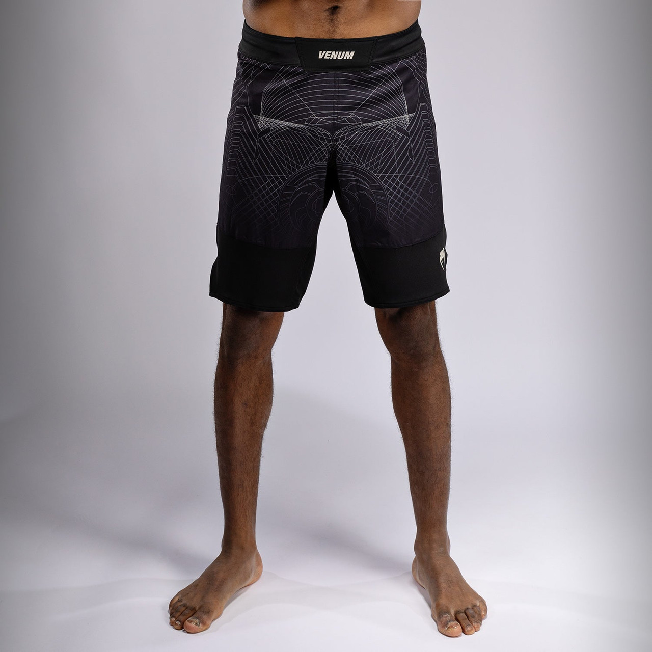 Venum G-Fit Air Men's Fight Shorts - Deep Black/Desert Sand