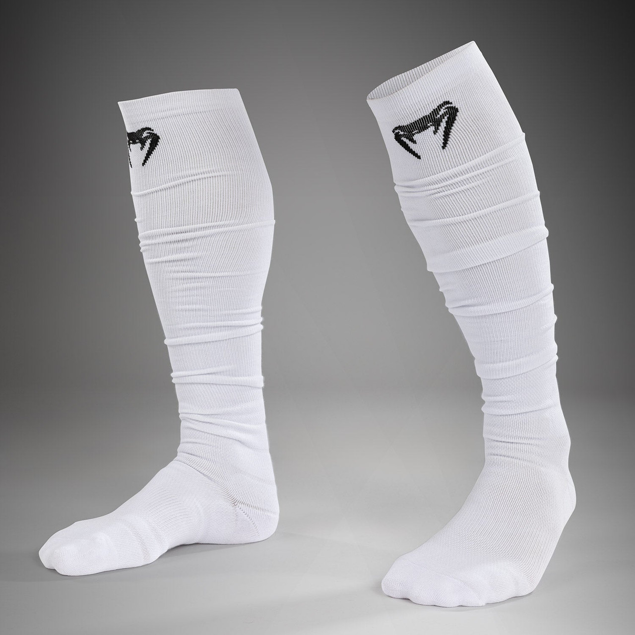 Venum Elite Performance Long Socks - White/Black
