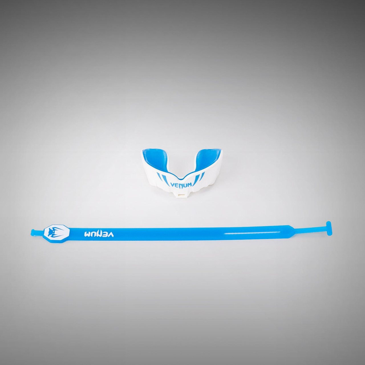 Venum Challenger Kids Mouthguard Strap/Strapless - White/Blue
