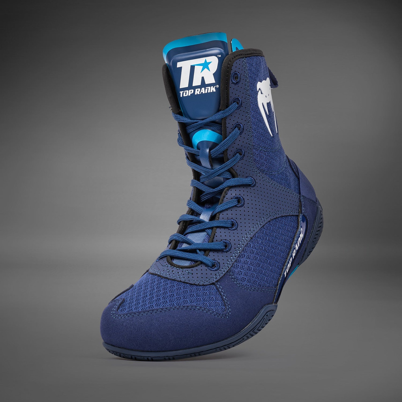 Venum x Top Rank Original Boxing Shoes - Navy Blue