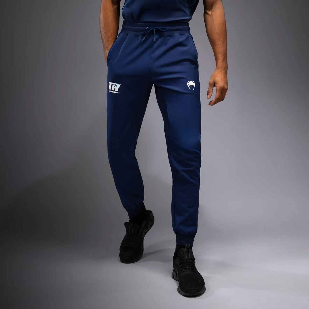 Venum x Top Rank Original Men's Performance Joggers - Navy Blue