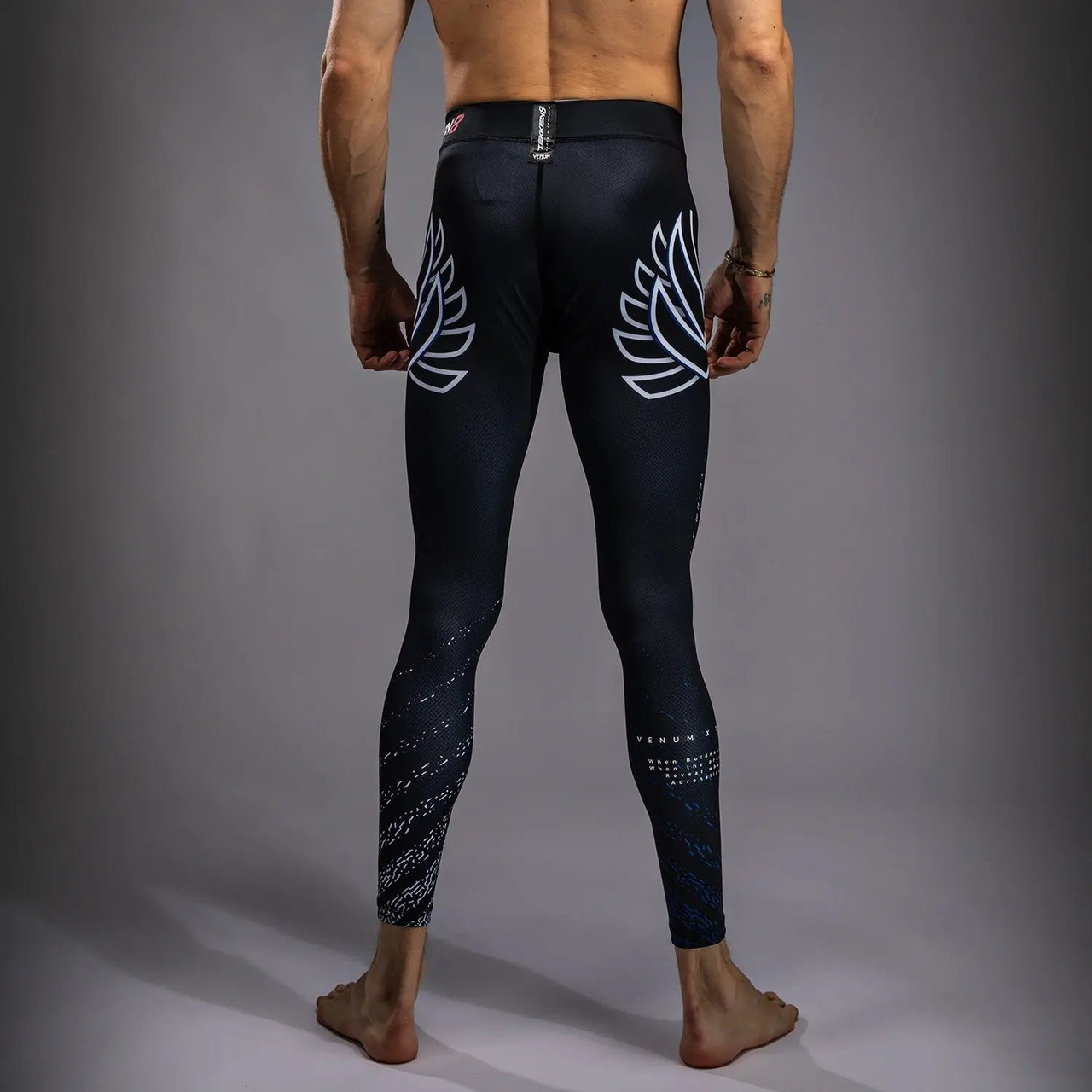 Venum x TEKKEN 8 - Jin Kazama Spats - Blue/Black/White