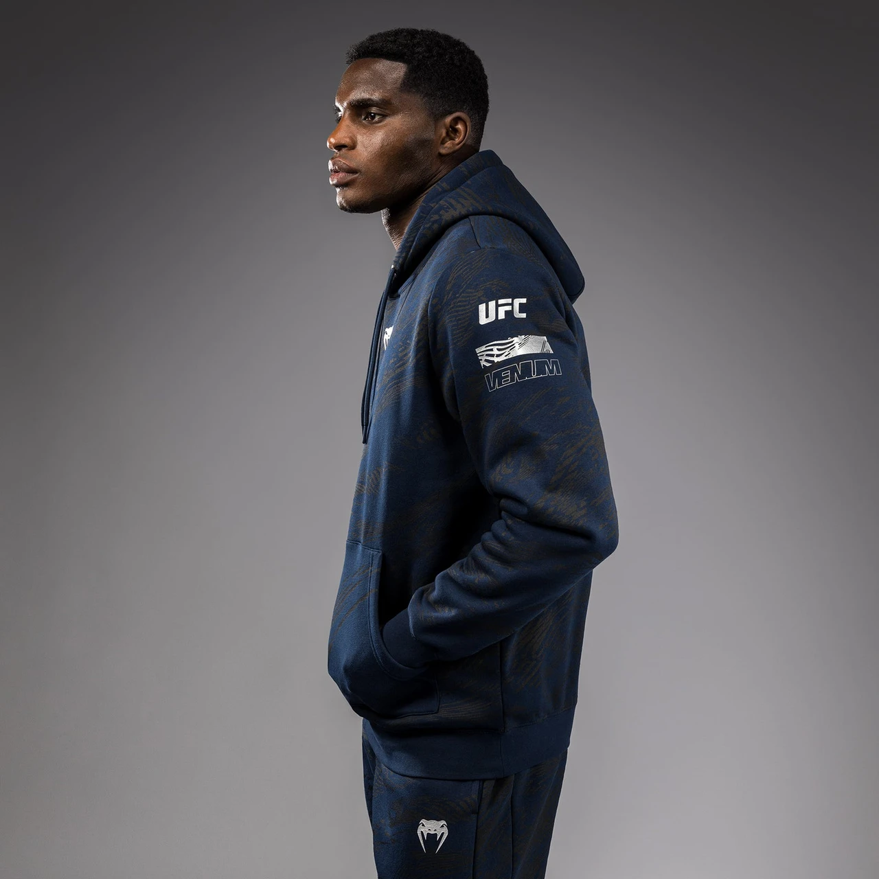 UFC Fusion by Venum Fight Week Men’s Pullover Hoodie - Oceanic Blue