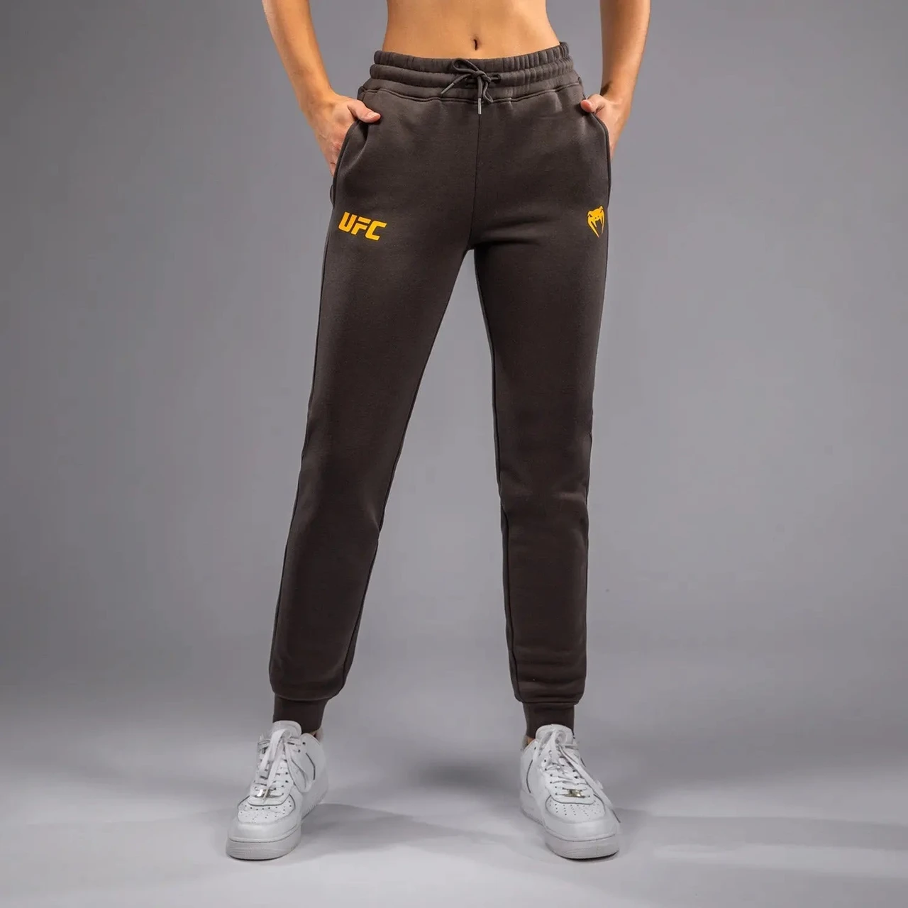 UFC Fusion by Venum Fight Week Women’s Cotton Pant - Solid Earthen Brown
