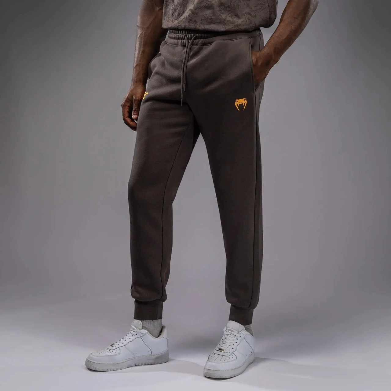 UFC Fusion by Venum Fight Week Men’s Cotton Pant - Solid Earthen Brown
