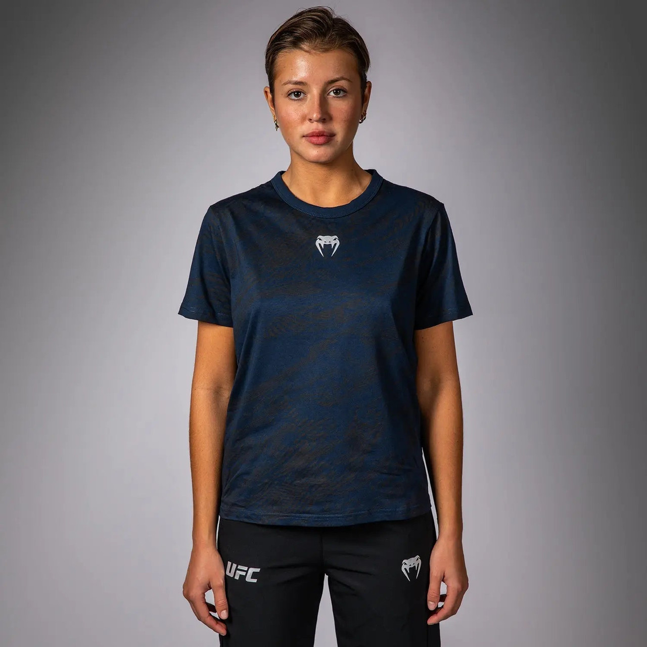 UFC Fusion by Venum Fight Week Women’s Short Sleeve Cotton T-Shirt - Oceanic Blue
