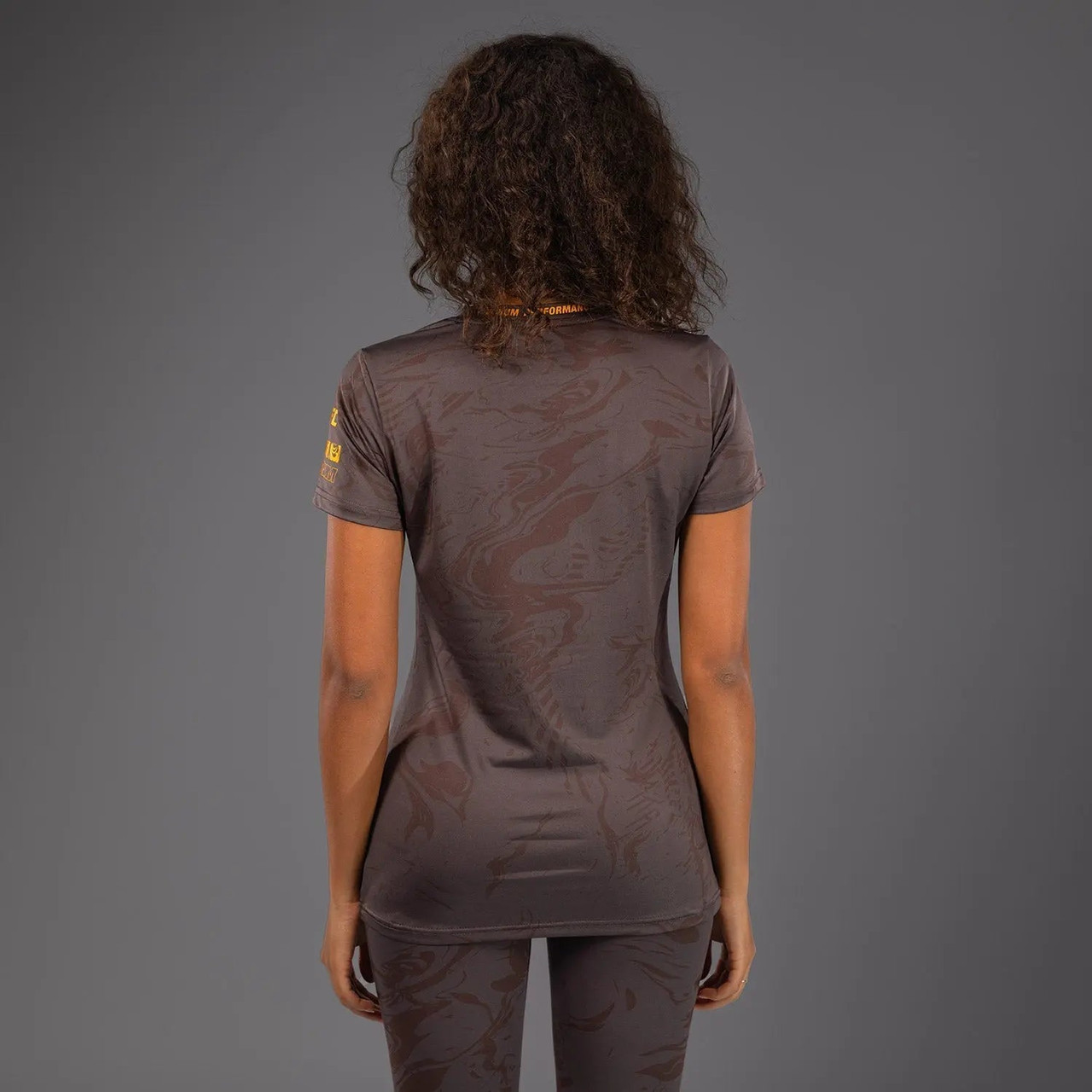 UFC Fusion by Venum Fight Week Women’s Dry-Tech T-Shirt - Earthen Brown