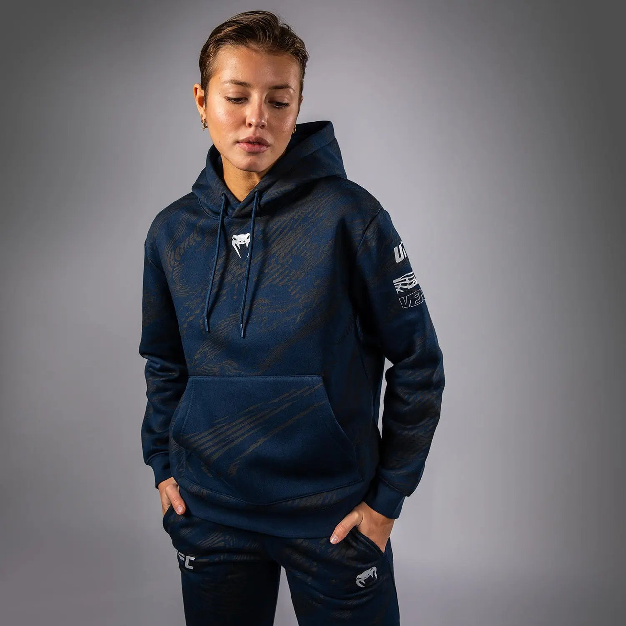 UFC Fusion by Venum Fight Week Women’s Pullover Hoodie - Oceanic Blue