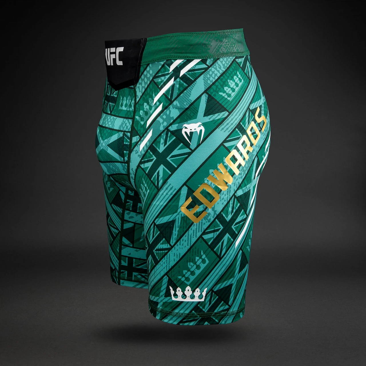 Men's UFC Unrivaled by Venum Green Leon Edwards Vale Tudo Short