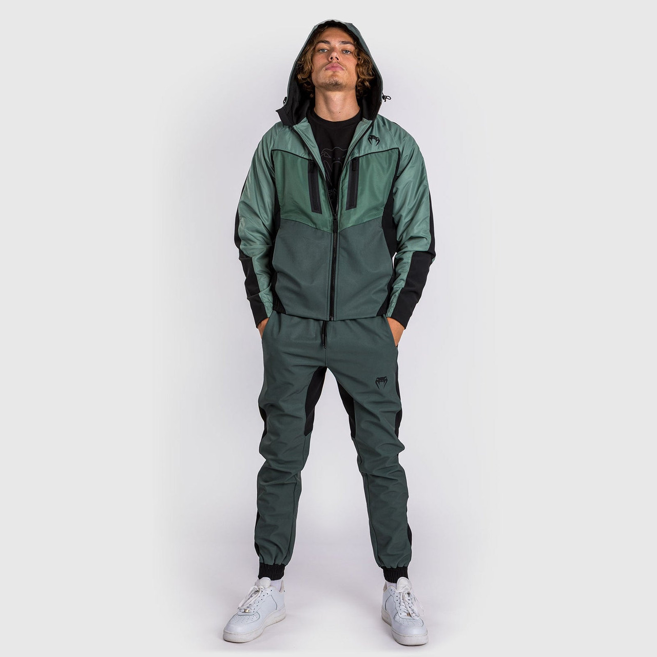 Venum Laser 3.0 Track Jacket - Black/Khaki