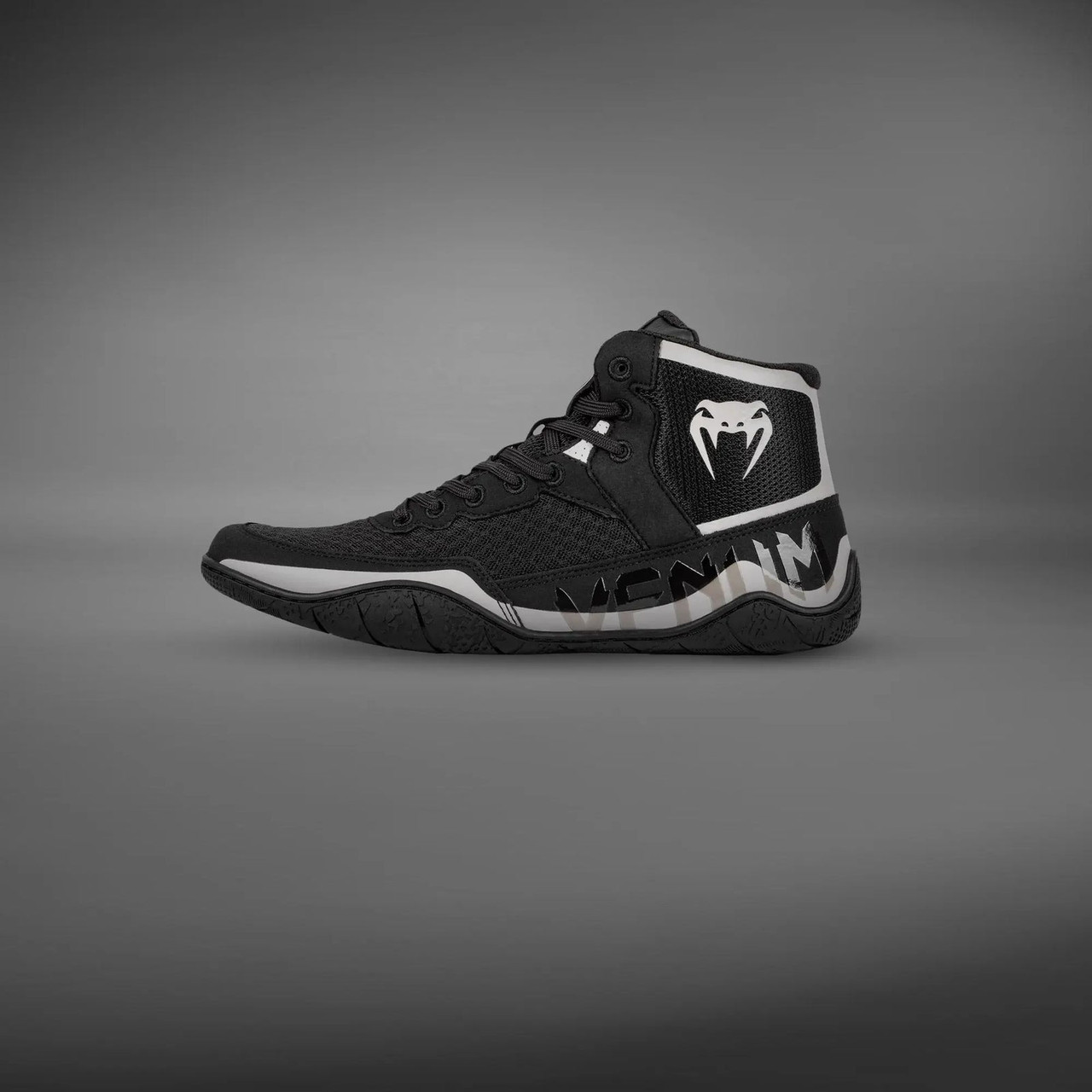 Venum Elite Wrestling Shoes - Black/Sand