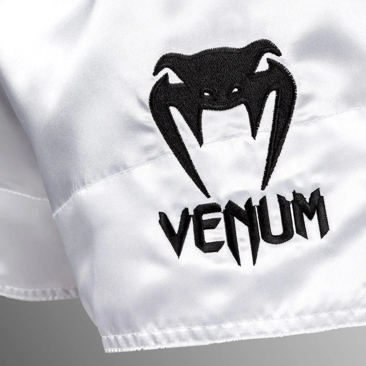 Venum Classic Muay Thai Shorts - White/Black