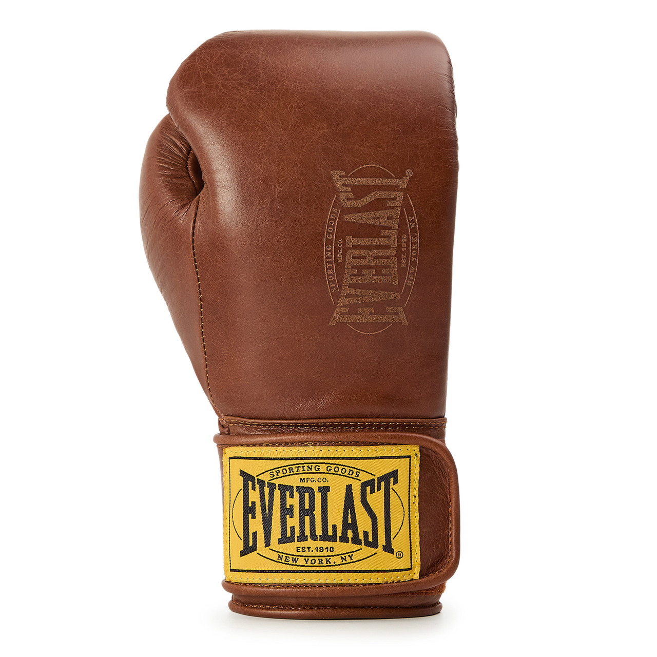 Everlast 1910 Pro Duffel Bag, Gloves & Headgear Bundle Brown