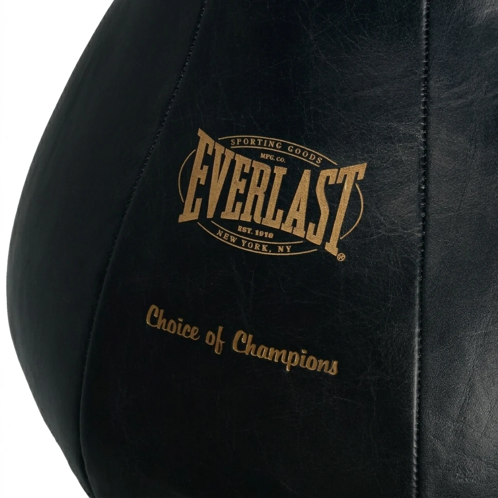 Everlast 1910 Pro Leather Tear Drop Maize Punching Bag - Black