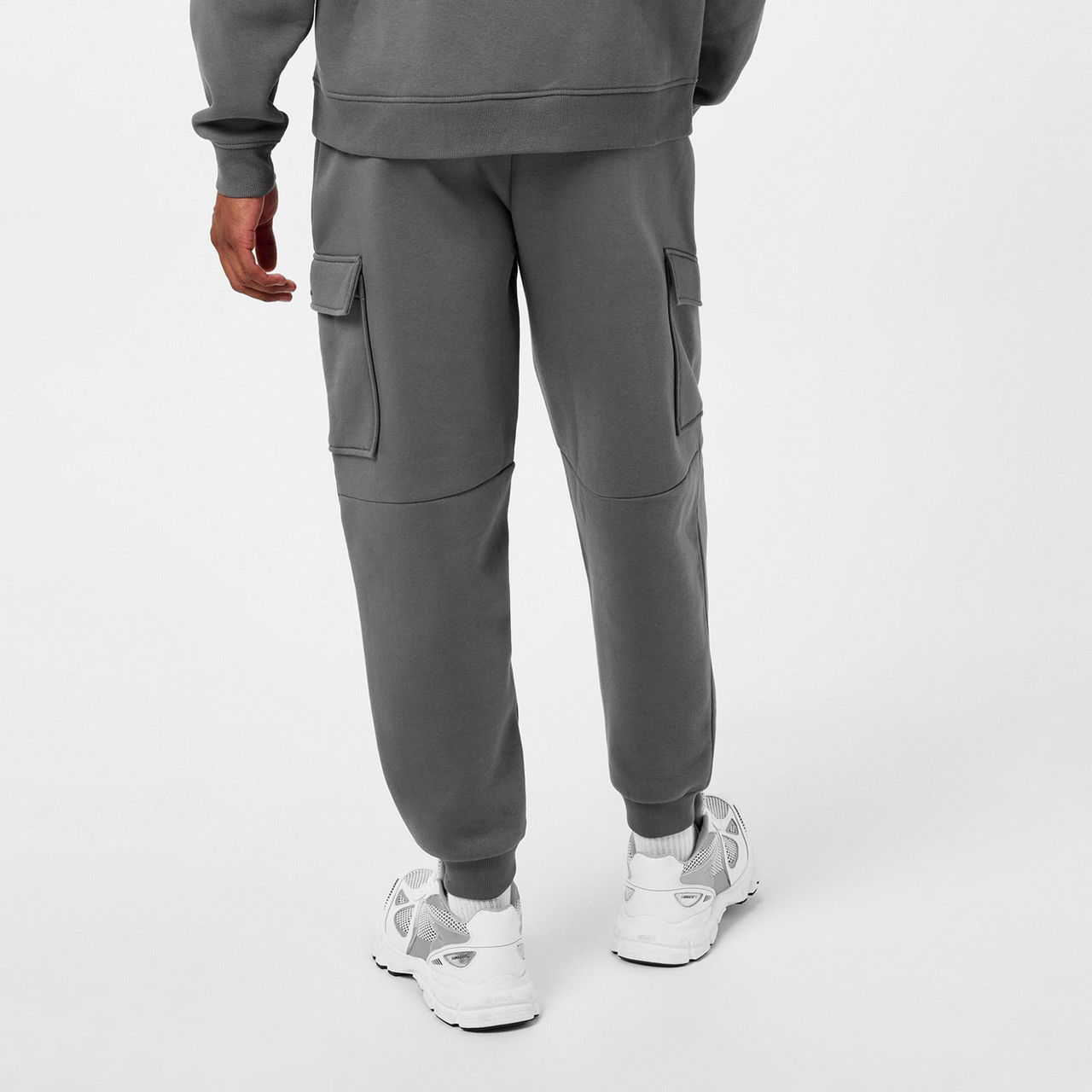Everlast Mens Cargo Track Pants - Shark Grey