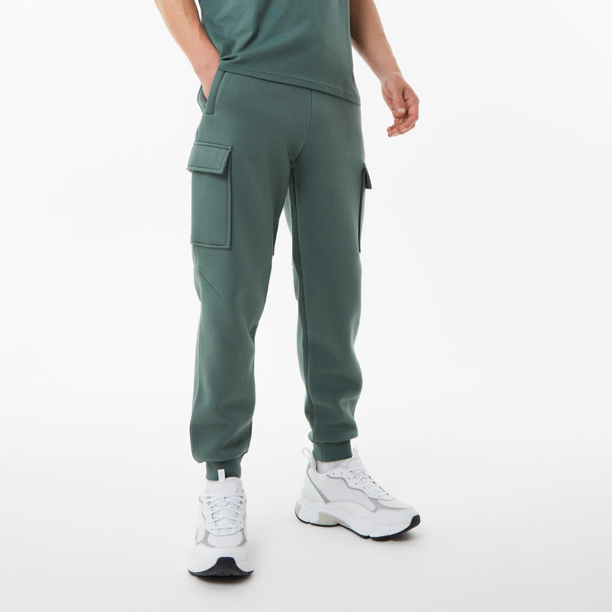 Everlast Mens Cargo Track Pants - Shark Grey