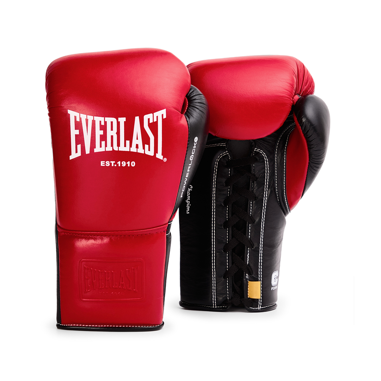 Everlast Powerlock OG Pro Training Glove Lace Up - Red/Black