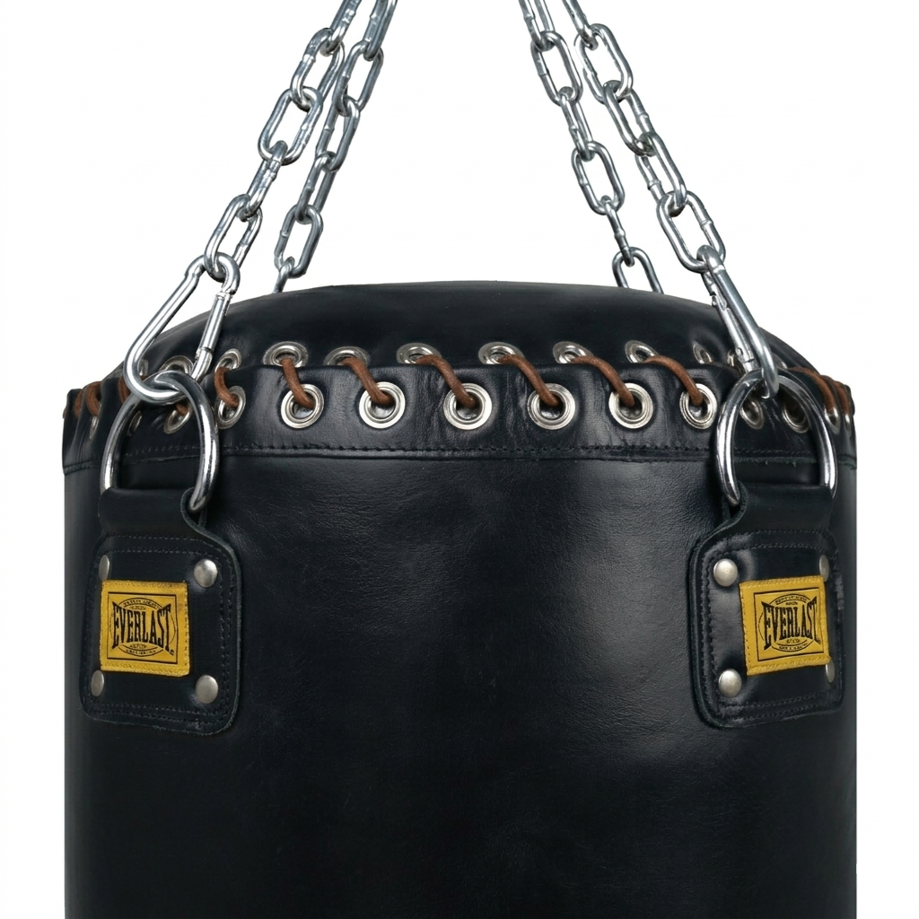 Everlast 1910 Pro Leather Heavy Punching Bag 150lb - Brown