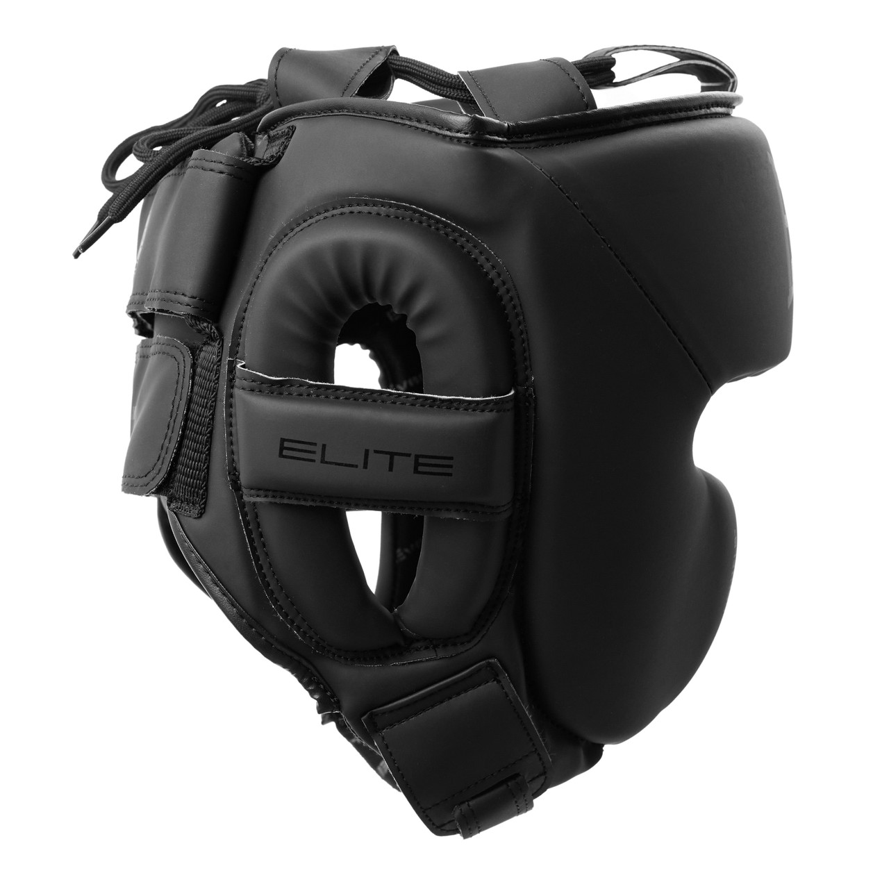 Everlast Elite Headgear - Black/Black