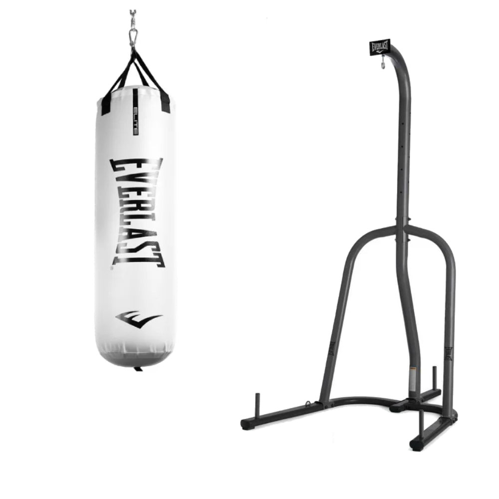 Everlast Elite Heavy Punching Bag and Stand Bundle