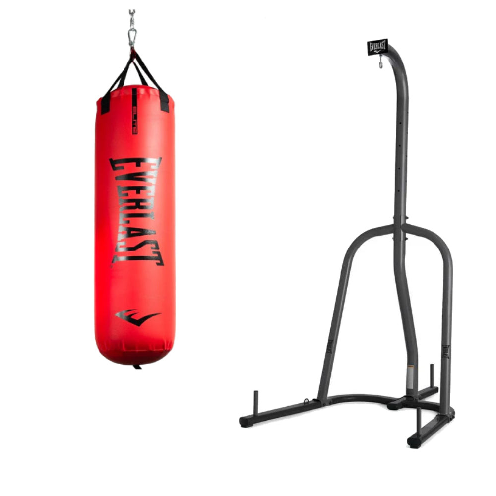 Everlast Elite Heavy Punching Bag and Stand Bundle