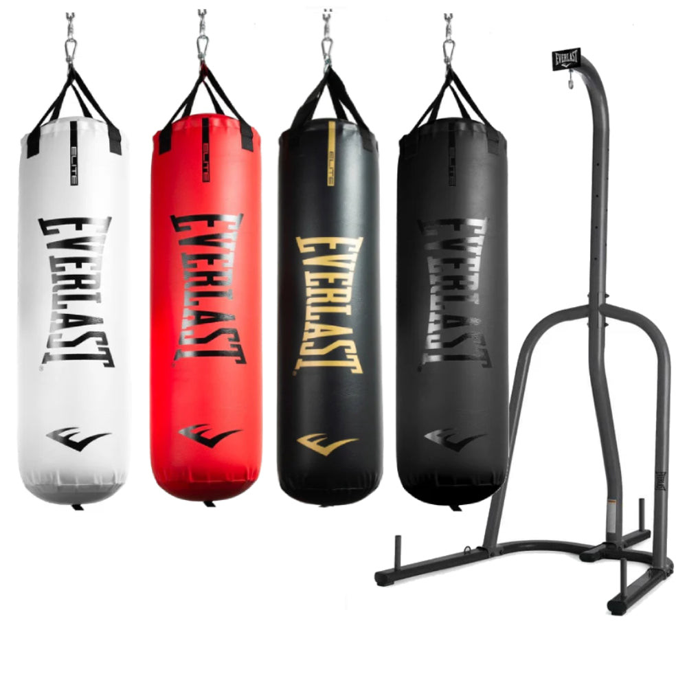 Everlast Elite Heavy Punching Bag and Stand Bundle